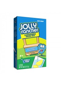 Mélange pour Breuvage Jolly Rancher Saveur Limonade Framboise Bleue - Paquet de 6 Sachets Individue